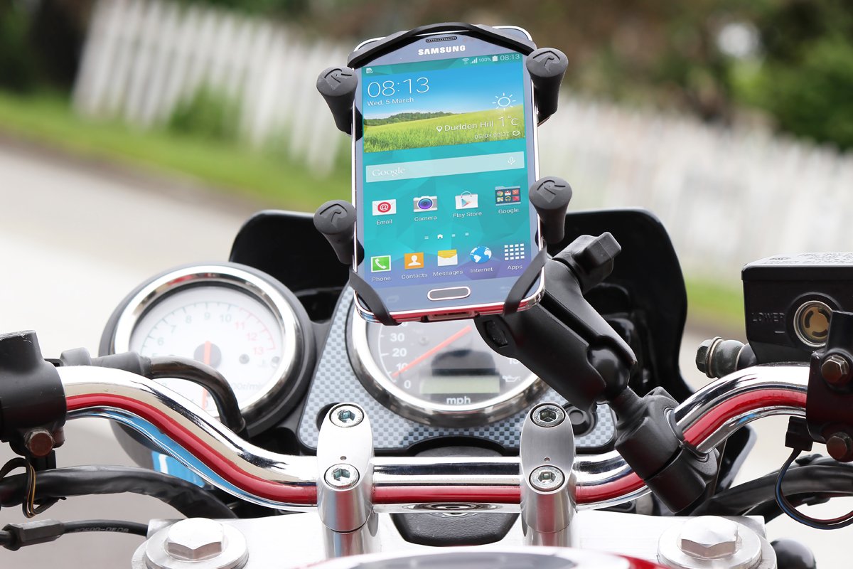 RAM X-Grip Phone Mount with RAM Torque Medium Rail Base (RAM-B-408-75-1-UN7U) (sku 50942) - BuyBits Ltd UK