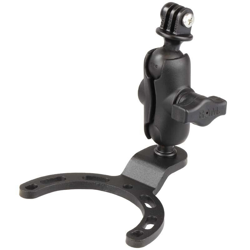 RAM Small Gas Tank Mount with Universal Action Camera Adapter (RAM-B-410-A-GOP1U) (sku 51149) - BuyBits Ltd UK