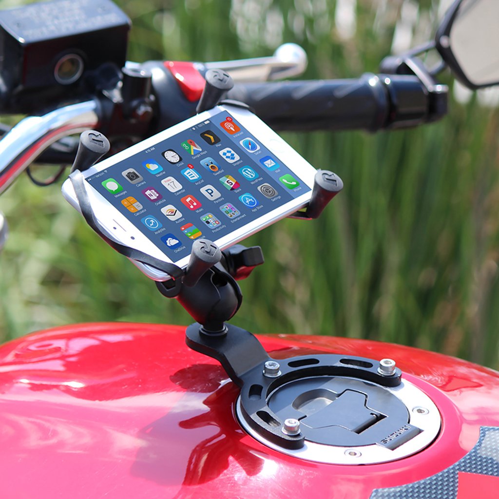 RAM Large Phone Mount with Small Gas Tank Base (RAM-B-410-A-UN10BU) (sku 54184) - BuyBits Ltd UK