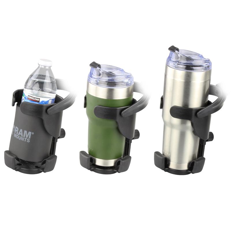 RAM Level Cup XL 32oz Drink Holder with RAM Track Ball Base (RAM-B-417B-C-354-TRA1U) (sku 53770) - BuyBits Ltd UK
