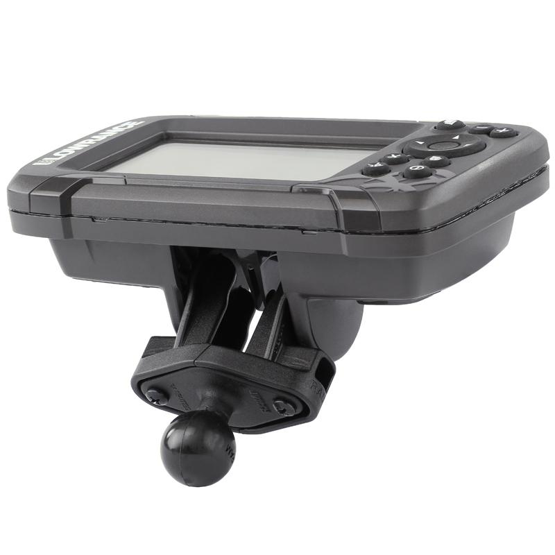 RAM Track Ball Double Ball Mount for Lowrance Hook2 &amp; Reveal Series (RAM-B-LO12-354-TRA1) (sku 53761) - BuyBits Ltd UK