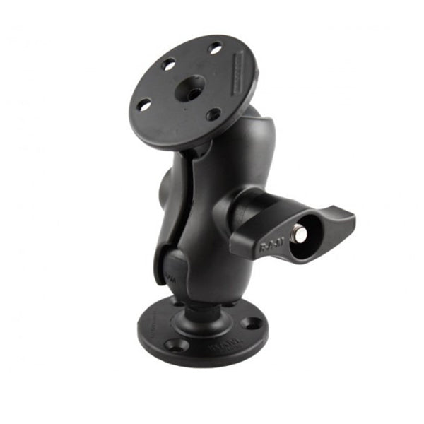 RAM-D-101-C Short Double Socket Arm 2.25" with Round Bases (sku 42559)