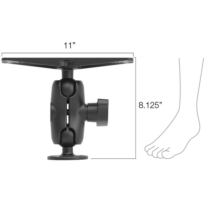 RAM Large Marine Electronics Mount (RAM-D-111U-C) (sku 54808) - BuyBits Ltd UK