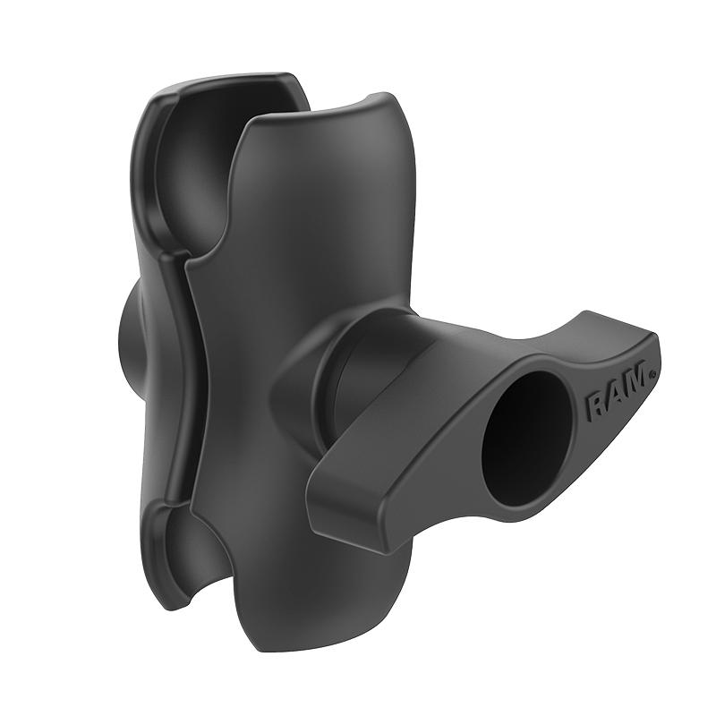 RAM Short D Size Double Socket Arm (RAM-D-201U-C) (sku 55155) - BuyBits Ltd UK