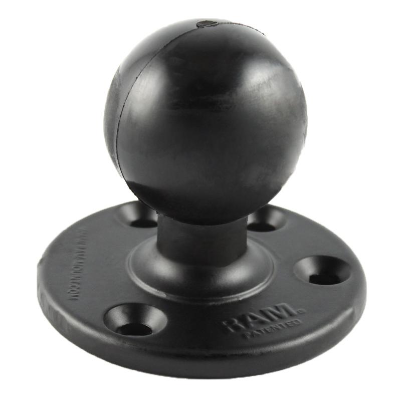 RAM Large Round Plate with Ball (RAM-D-202U) (sku 55137) - BuyBits Ltd UK
