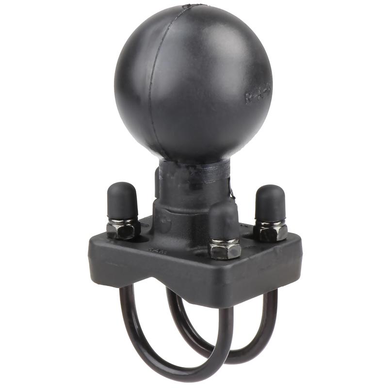 RAM Double U-Bolt Ball Base for 1.25" - 1.5" Rails (RAM-D-235-1U) (sku 55147) - BuyBits Ltd UK