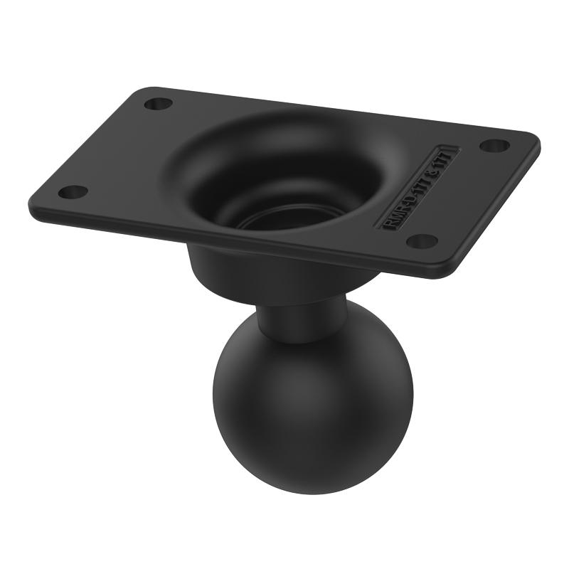 RAM 50x100mm Half VESA Plate with Ball (RAM-D-243U) (sku 55143) - BuyBits Ltd UK