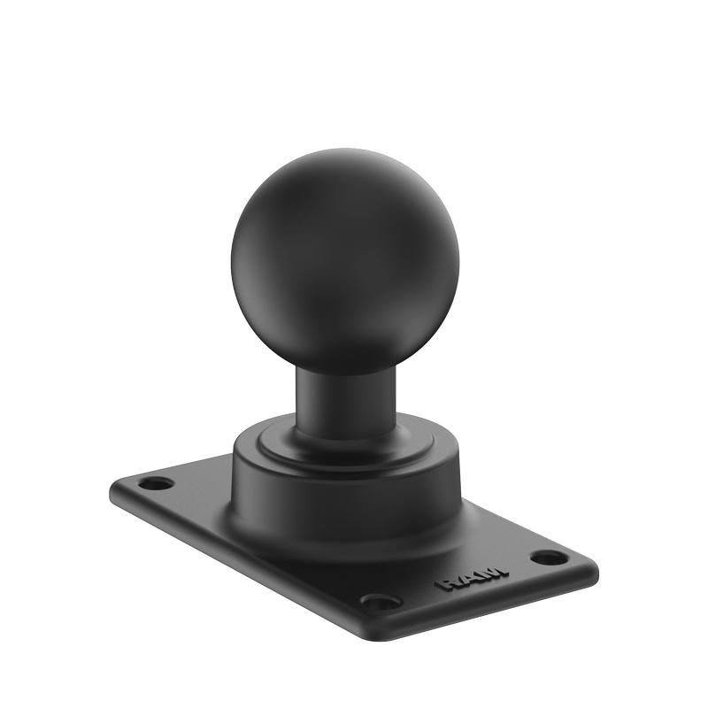 RAM 50x100mm Half VESA Plate with Ball (RAM-D-243U) (sku 55143) - BuyBits Ltd UK