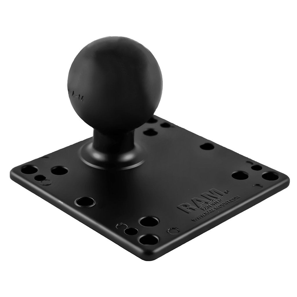 RAM Steel Reinforced 100x100mm VESA Plate with Ball (RAM-D-246U-IN1) (sku 55144) - BuyBits Ltd UK