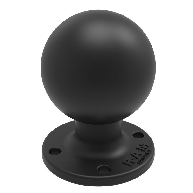 RAM Round AMPS Plate with Ball (RAM-D-254U) (sku 55134) - BuyBits Ltd UK