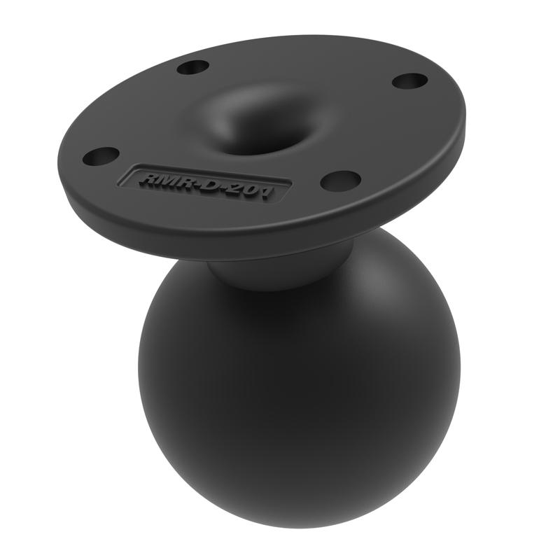 RAM Round AMPS Plate with Ball (RAM-D-254U) (sku 55134) - BuyBits Ltd UK