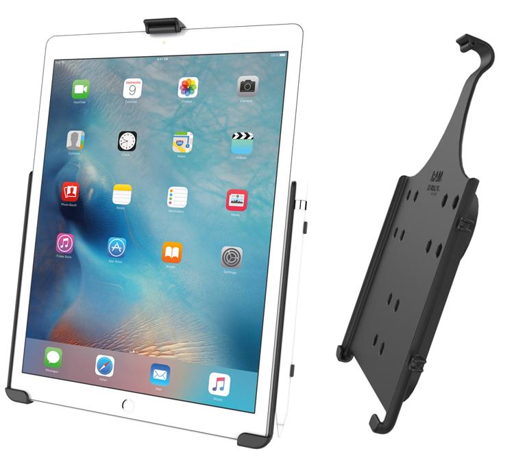 Dedicated Robust Double Windshield Suction Mount for Heavy Machinery fits iPad PRO 12.9" (sku 50266) - BuyBits Ltd UK