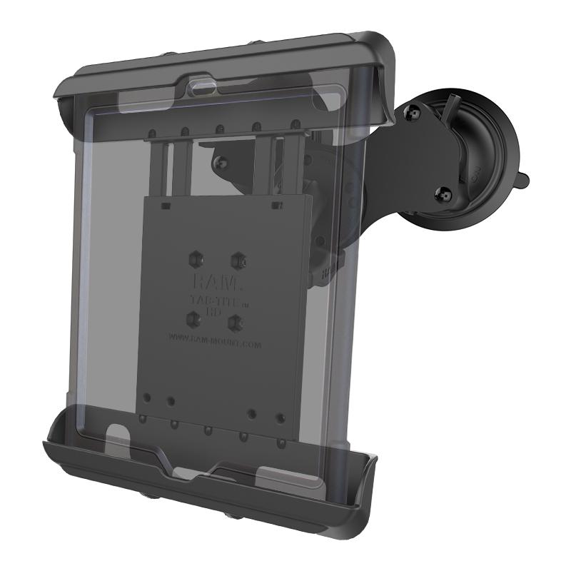 RAM Tab-Tite Tablet Mount with RAM Twist-Lock Double Suction Cup (RAM-HOL-TAB17-189BU) (sku 51115) - BuyBits Ltd UK