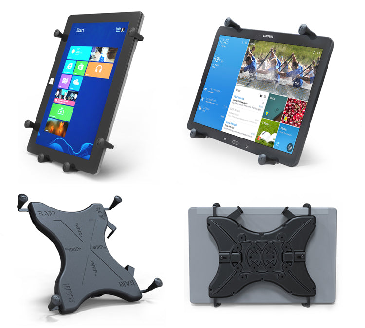 RAM-HOL-UN11 Universal X-Grip Tablet Holder Cradle for 12" Tablets (sku 41017)