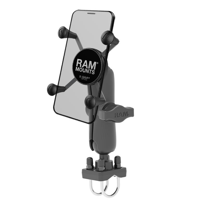 RAM X-Grip Phone Mount with Double U-Bolt Base (RAM-HOL-UN7B-235U) (sku 50954) - BuyBits Ltd UK