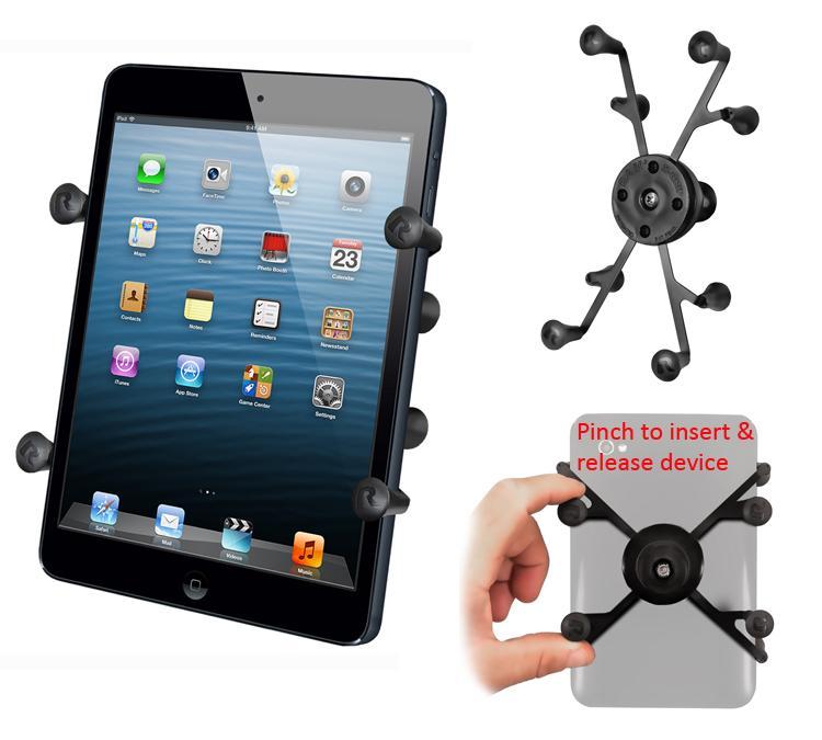 RAM X-Grip¬Æ II 7" Tablet Holder with 1" Ball RAM-HOL-UN8B (sku 36975) - BuyBits Ltd UK