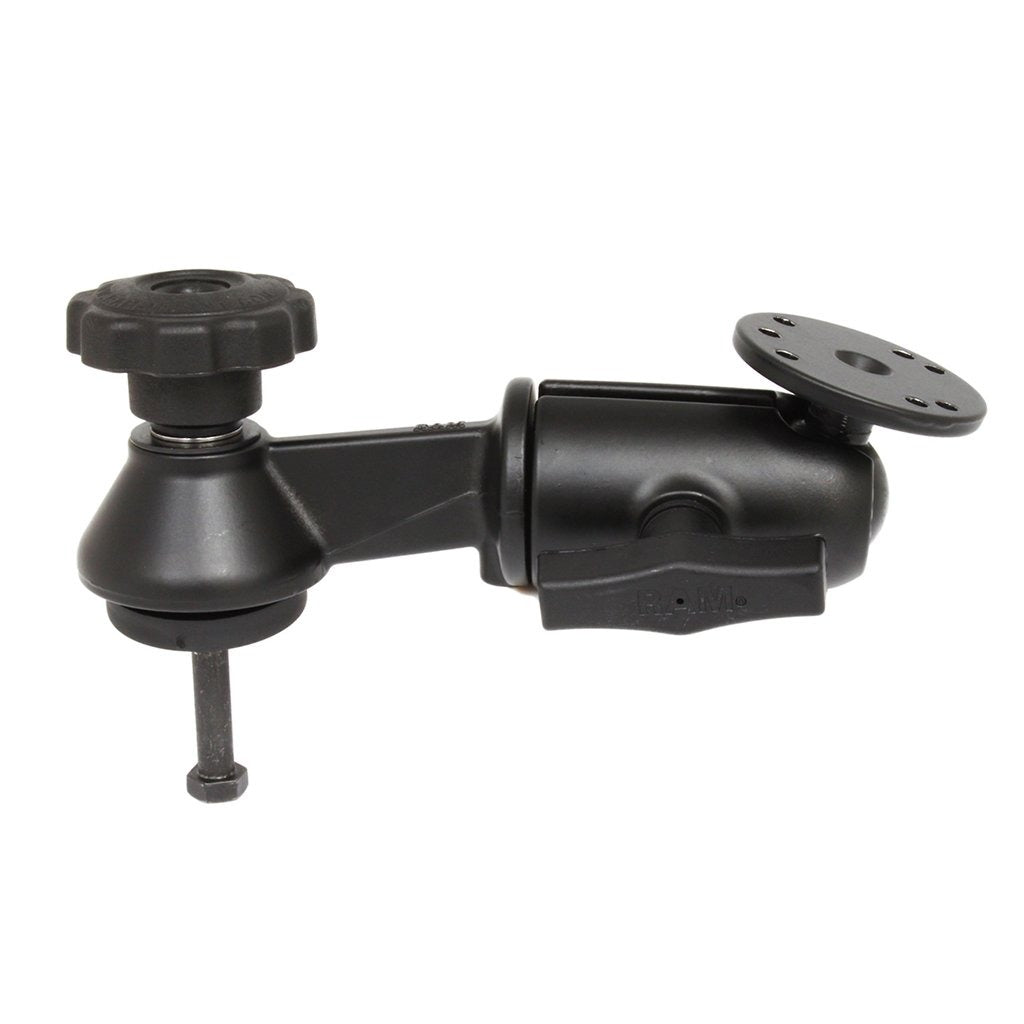 RAM 6" Swingle Swing Arm with Round Plate (RAM-VB-110-5U) (sku 55086) - BuyBits Ltd UK