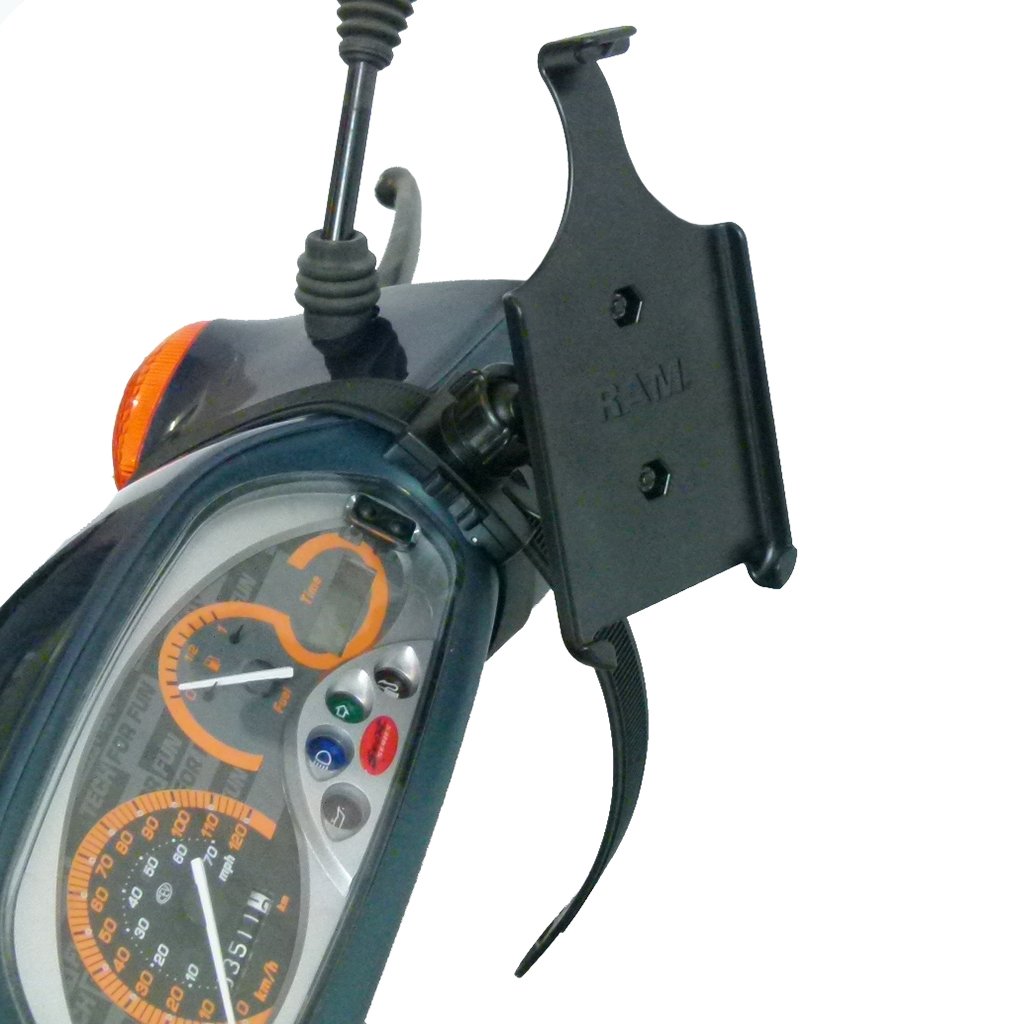 Scooter - Moped Collar Mount with Dedicated RAM Holder for iPhone 7 (sku 48475) - BuyBits Ltd UK