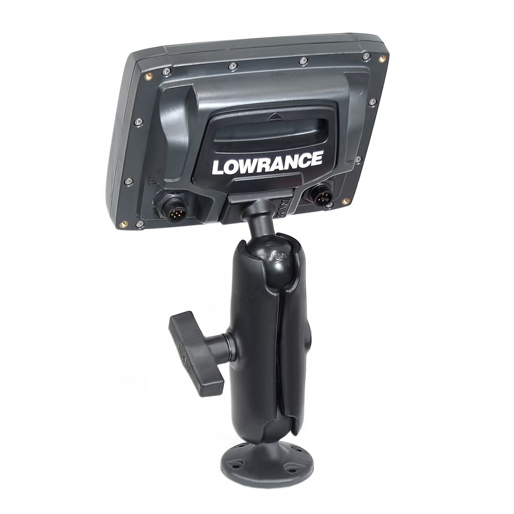 RAM Composite Double Ball Mount for Lowrance Elite-5, Mark-5 + More (RAP-101U-LO11) (sku 54653) - BuyBits Ltd UK