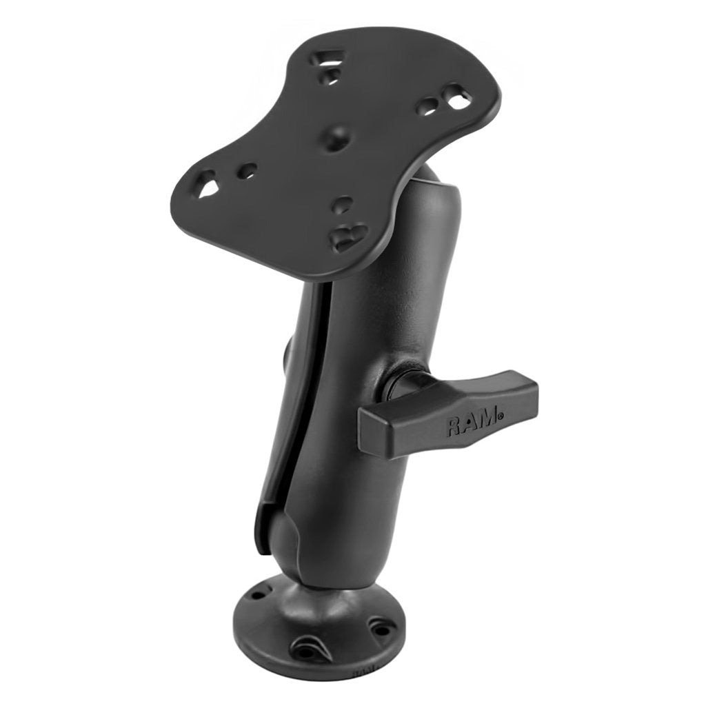 RAM Composite Double Ball Mount for Humminbird, Matrix + More (RAP-107U) (sku 54473) - BuyBits Ltd UK