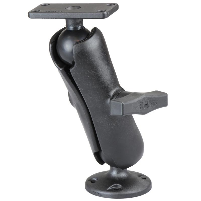 RAM Composite Double Ball Mount for Garmin echo 200, 500c &amp; 550c (RAP-101U-G4) (sku 54656) - BuyBits Ltd UK