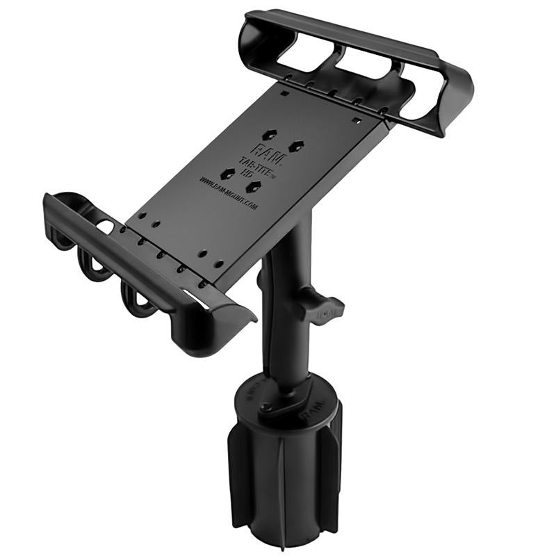 RAM Tab-Tite Tablet Holder with RAM-A-CAN II Cup Holder Mount (RAP-299-3-C-TAB8U) (sku 51066) - BuyBits Ltd UK