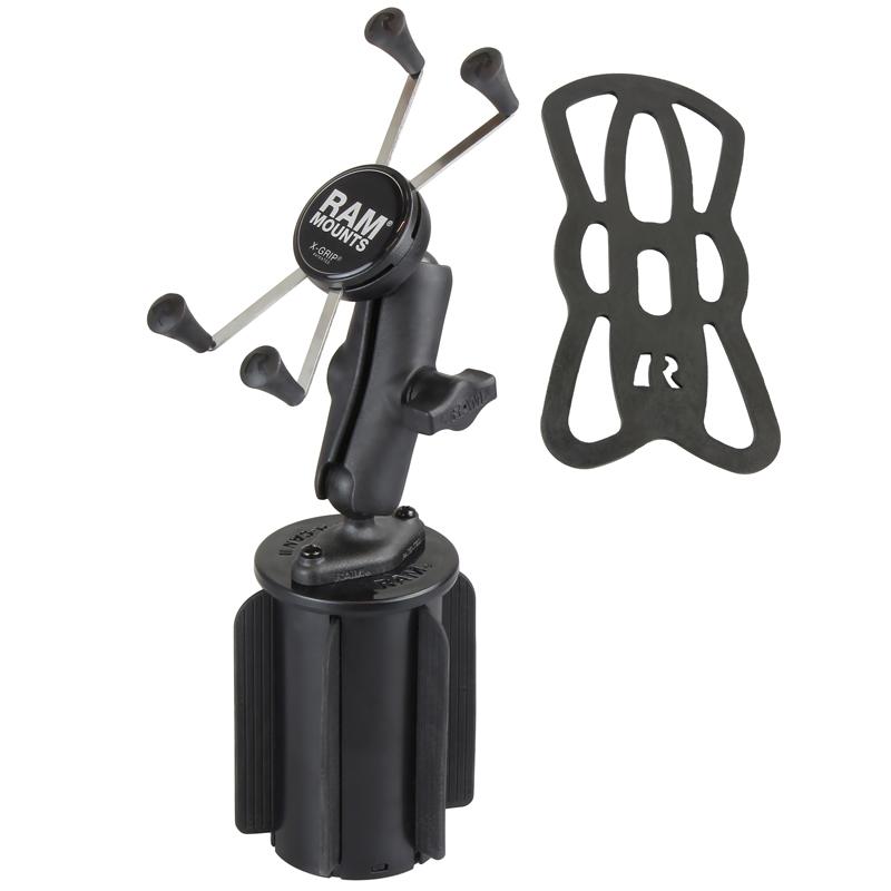 RAM X-Grip Large Phone Mount with RAM-A-CAN II Cup Holder Base (RAP-299-3-UN10U) (sku 53844) - BuyBits Ltd UK