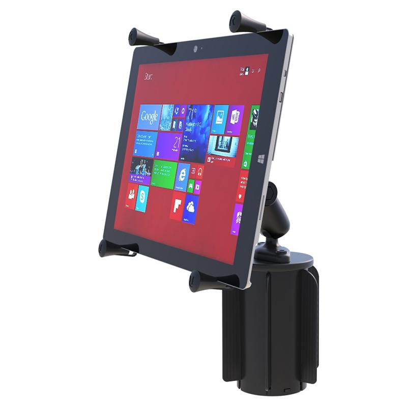 RAM X-Grip with RAM-A-CAN II Cup Holder Mount for 12" Tablets (RAP-299-3-UN11U) (sku 51022) - BuyBits Ltd UK
