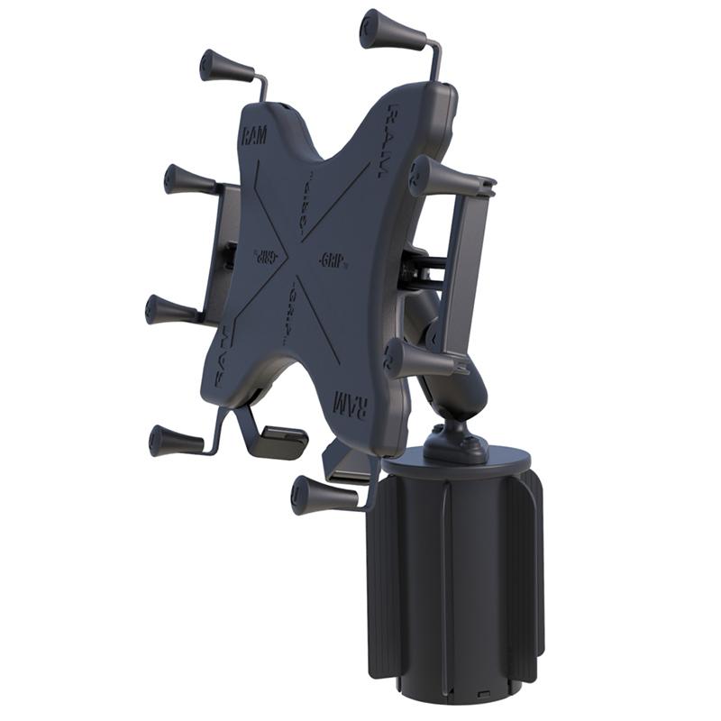 RAM X-Grip with RAM-A-CAN II Cup Holder Mount for 12" Tablets (RAP-299-3-UN11U) (sku 51022) - BuyBits Ltd UK