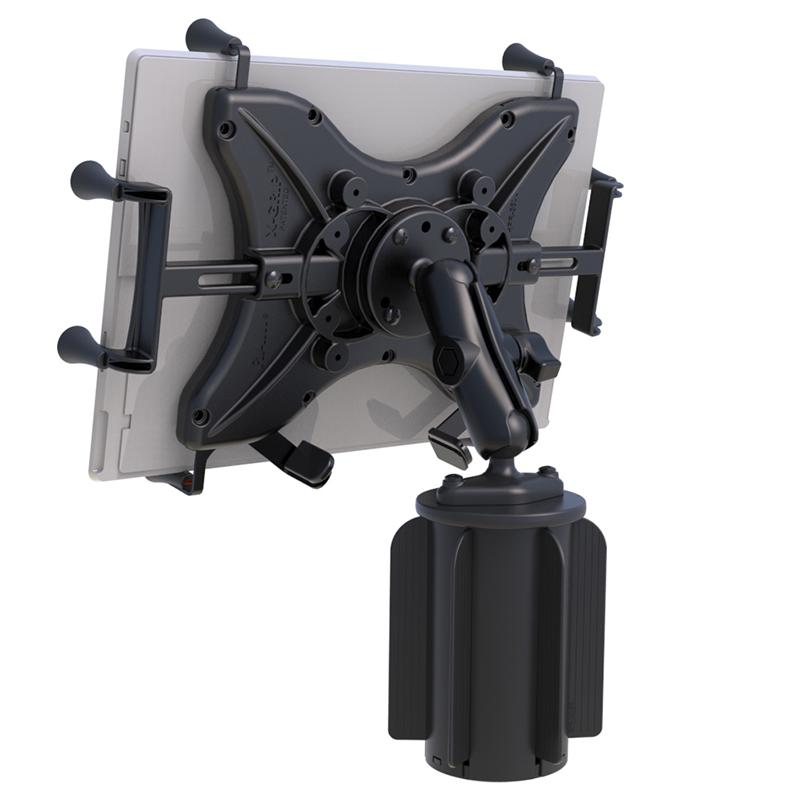 RAM X-Grip with RAM-A-CAN II Cup Holder Mount for 12" Tablets (RAP-299-3-UN11U) (sku 51022) - BuyBits Ltd UK