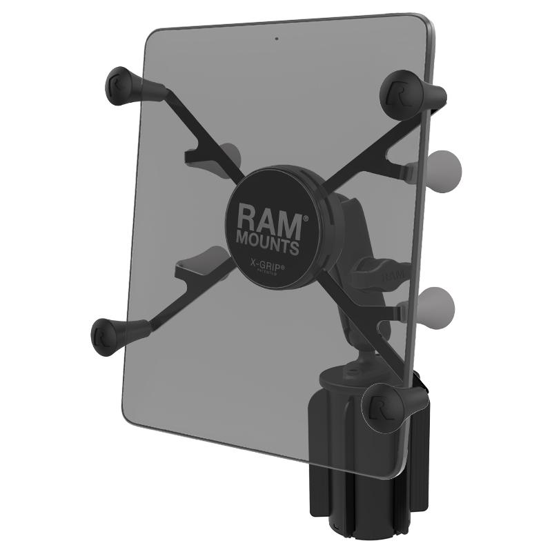 RAM X-Grip with RAM-A-CAN II Cup Holder Mount for 7"-8" Tablets (RAP-299-3-UN8U) (sku 51085) - BuyBits Ltd UK
