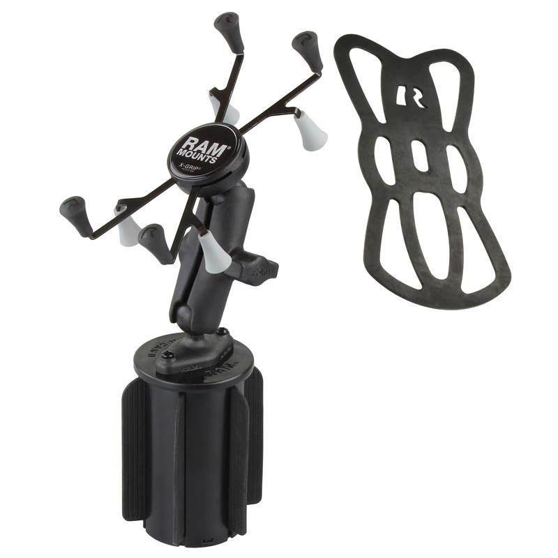 RAM X-Grip with RAM-A-CAN II Cup Holder Mount for 7"-8" Tablets (RAP-299-3-UN8U) (sku 51085) - BuyBits Ltd UK
