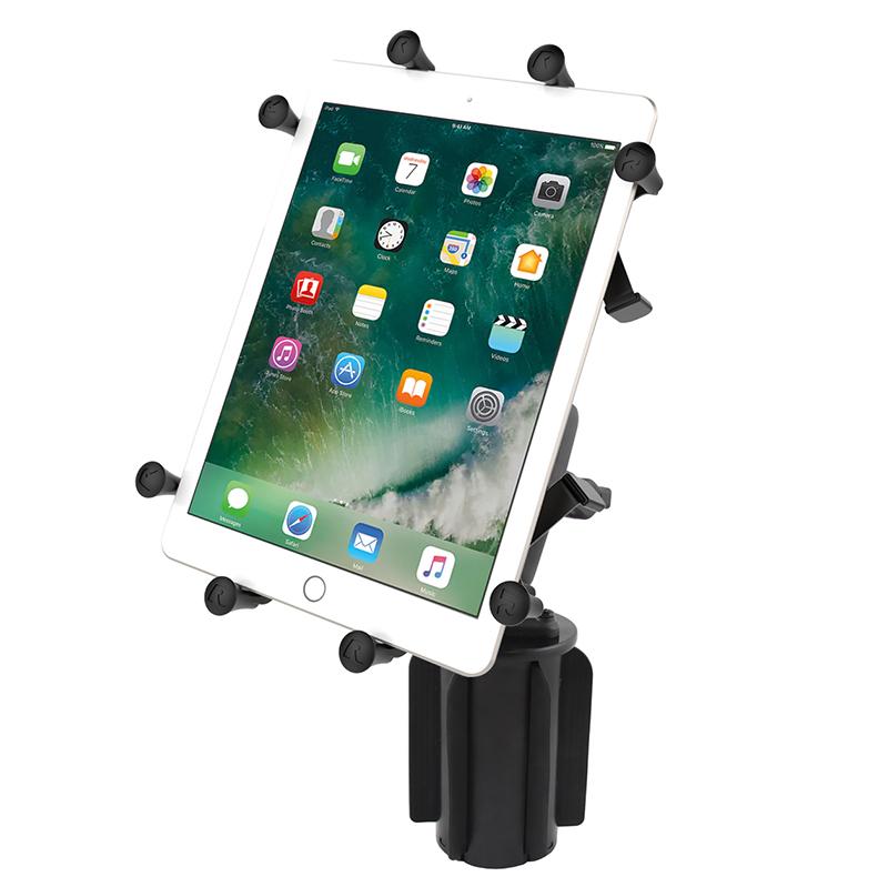 RAM X-Grip with RAM-A-CAN II Cup Holder Mount for 9"-10" Tablets (RAP-299-3-UN9U) (sku 51027) - BuyBits Ltd UK