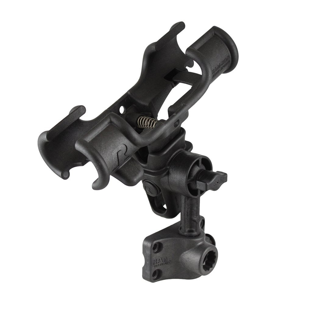 RAM Light-Speed Fishing Rod Holder with Bulkhead-Flat Base (RAP-370-BU) (sku 54692) - BuyBits Ltd UK