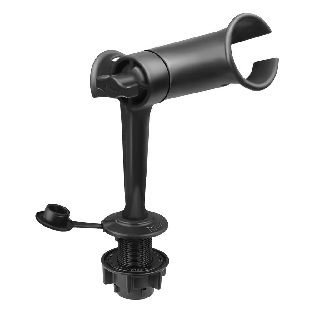RAM Tube Jr. Rod Holder with Round Flush Base (RAP-390-FMTU) (sku 54671) - BuyBits Ltd UK