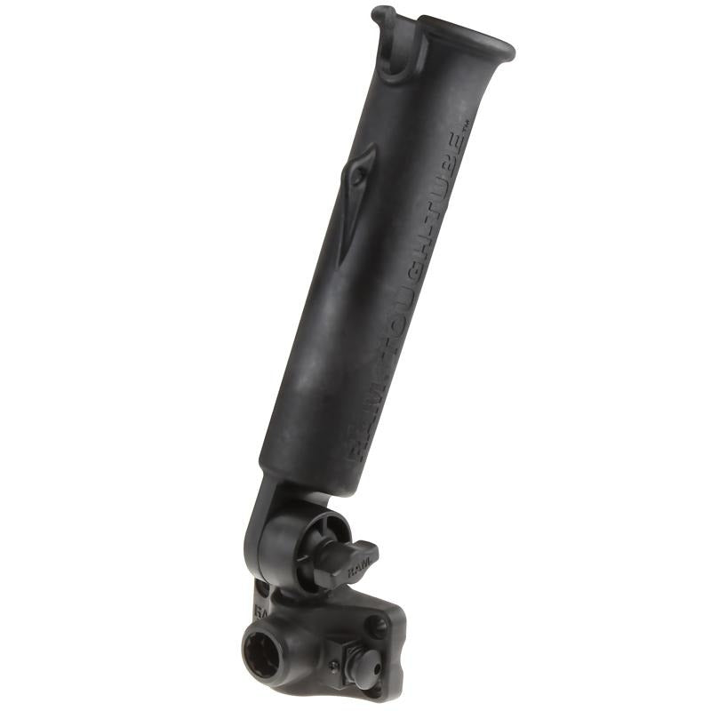 RAM Tough-Tube Rod Holder with Bulkhead-Flat Surface Base (RAP-394-SSBMPU) (sku 54669) - BuyBits Ltd UK