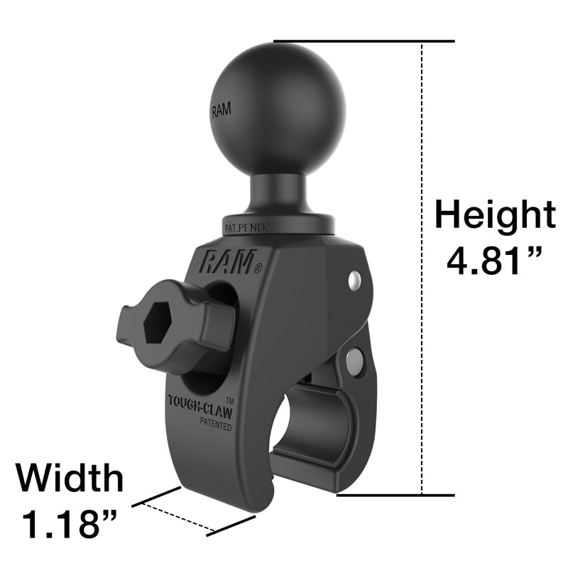 RAM Tough-Claw Small Clamp Ball Base (RAP-400U) (sku 21068)