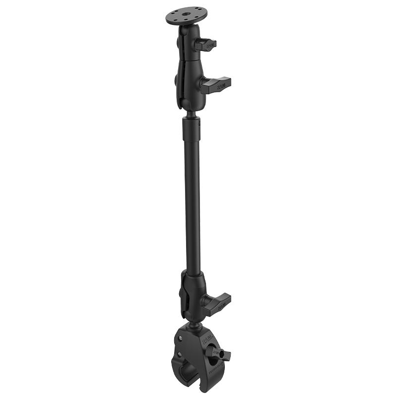 RAM Tough-Claw 9" Pipe Mount with Round Plate Adapter (RAP-401-9-BC-202U) (sku 53946) - BuyBits Ltd UK