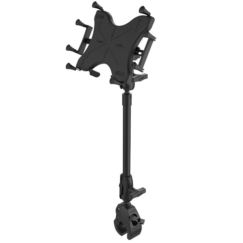 RAM X-Grip with RAM Tough-Claw 9" Pipe Mount for 9"-10" Tablets (RAP-401-9-BC-UN9U) (sku 53945) - BuyBits Ltd UK