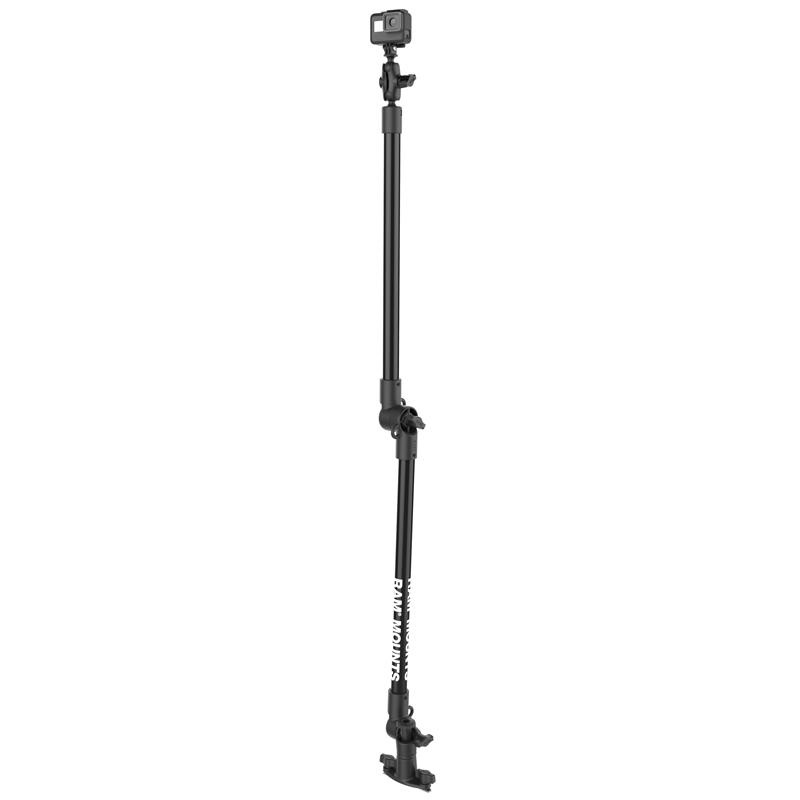 RAM Tough-Pole 48" Camera Mount with Double Pipe &amp; Dual Track Base (RAP-411-18-18-A-GOP1) (sku 51134) - BuyBits Ltd UK