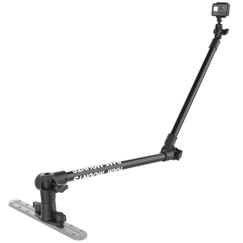 RAM Tough-Pole 48" Camera Mount with Double Pipe &amp; Dual Track Base (RAP-411-18-18-A-GOP1) (sku 51134) - BuyBits Ltd UK