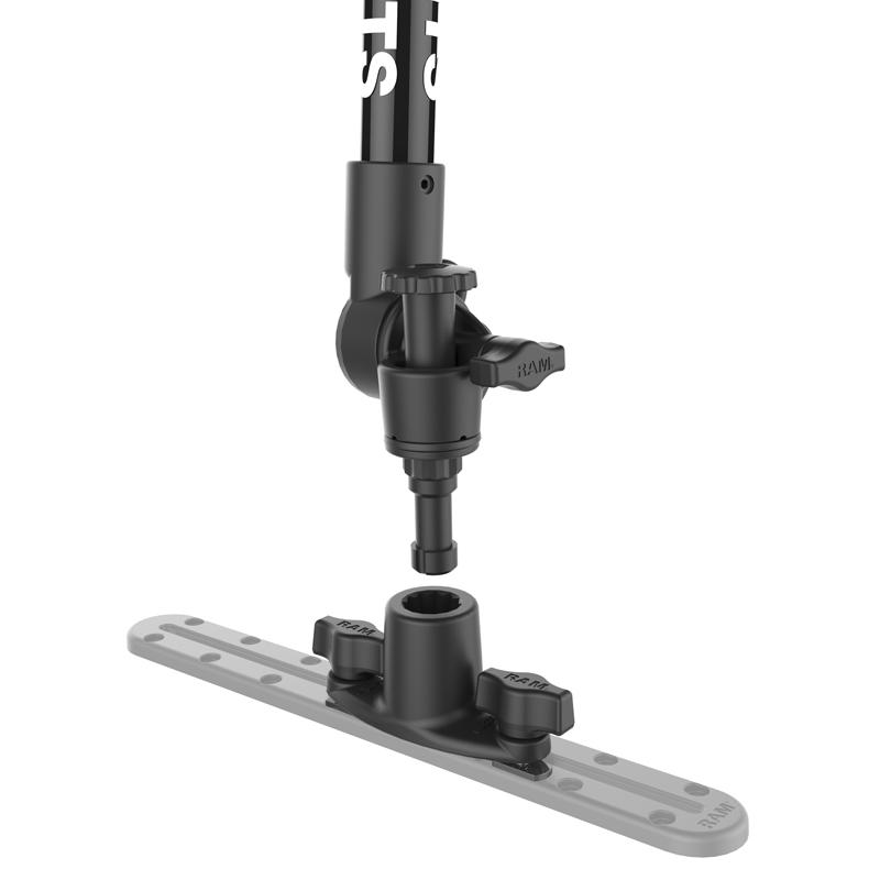 RAM Tough-Pole 48" Camera Mount with Double Pipe &amp; Dual Track Base (RAP-411-18-18-A-GOP1) (sku 51134) - BuyBits Ltd UK