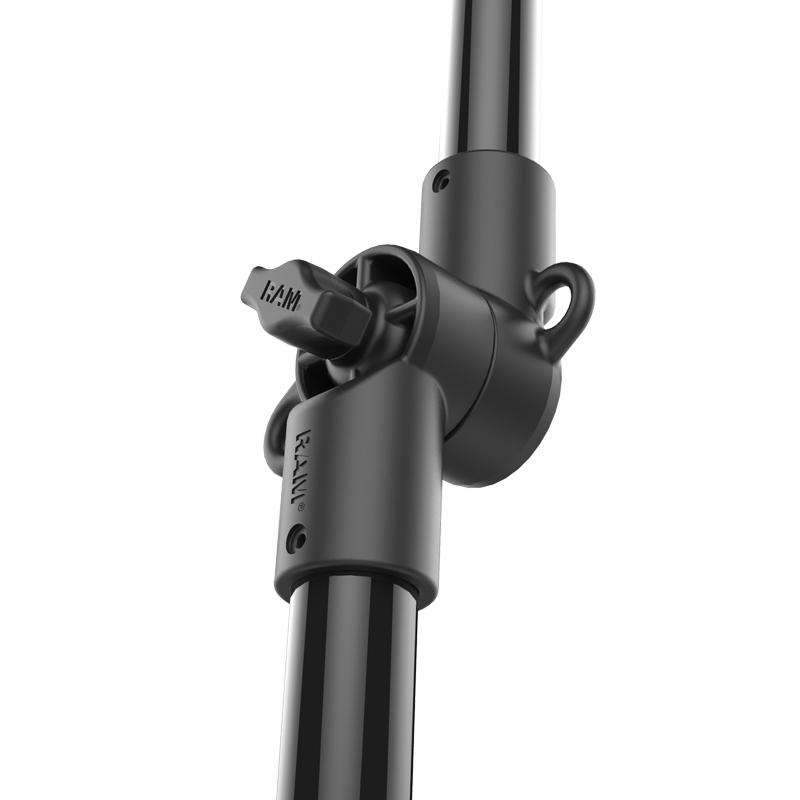 RAM Tough-Pole 48" Camera Mount with Double Pipe &amp; Dual Track Base (RAP-411-18-18-A-GOP1) (sku 51134) - BuyBits Ltd UK