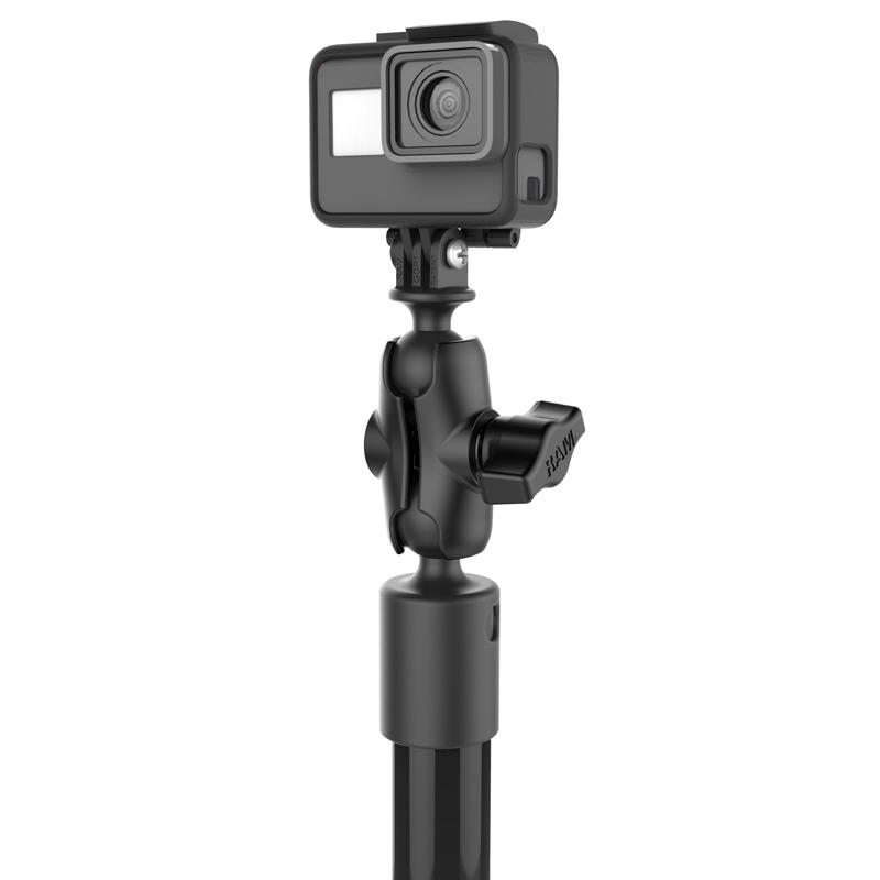RAM Tough-Pole 48" Camera Mount with Double Pipe &amp; Dual Track Base (RAP-411-18-18-A-GOP1) (sku 51134) - BuyBits Ltd UK