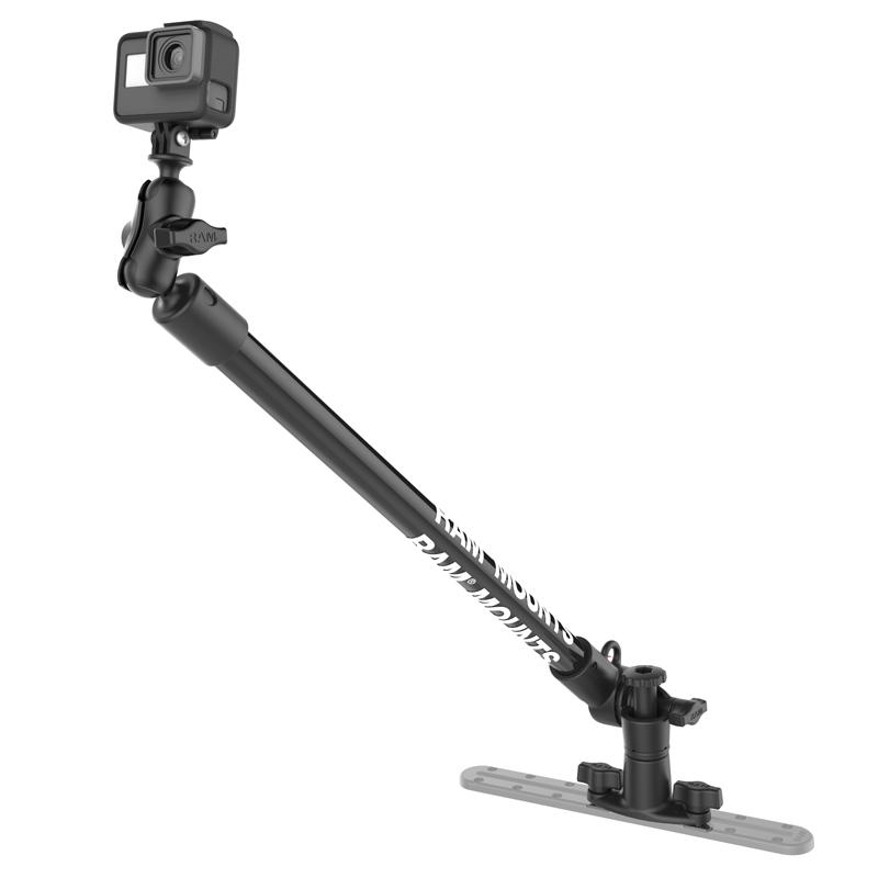 RAM Tough-Pole 24" Camera Mount with Single Pipe &amp; Dual Track Base (RAP-411-18-A-GOP1) (sku 51171) - BuyBits Ltd UK