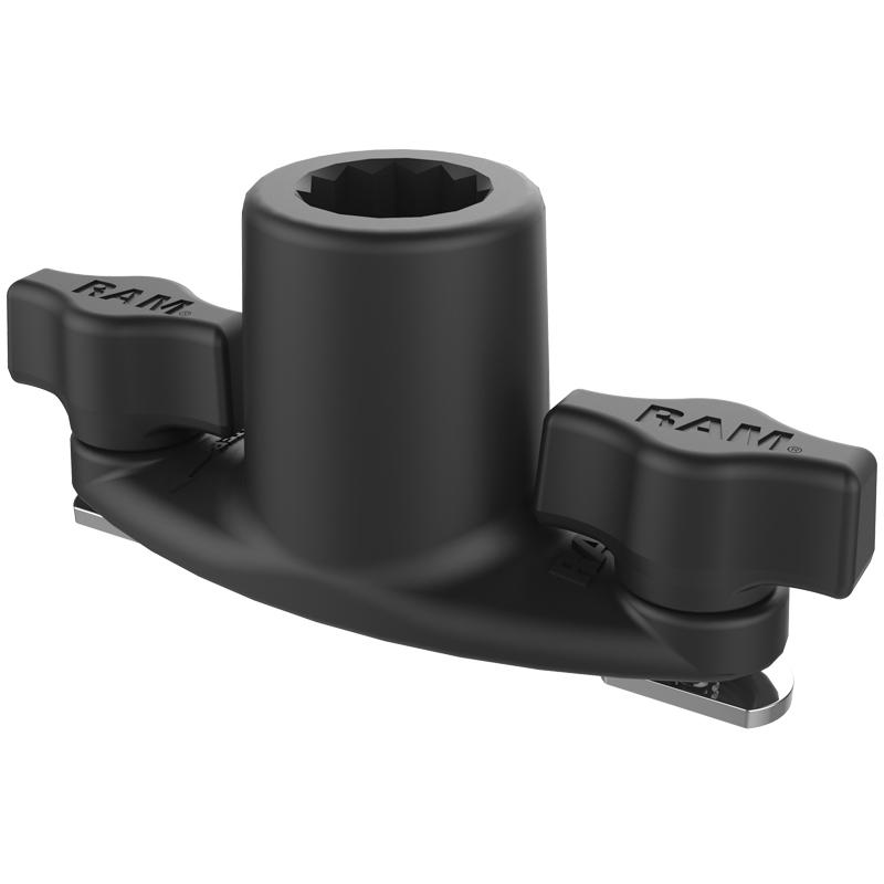 RAM Dual T-Bolt Track Base for Spline Posts (RAP-421) (sku 53771) - BuyBits Ltd UK