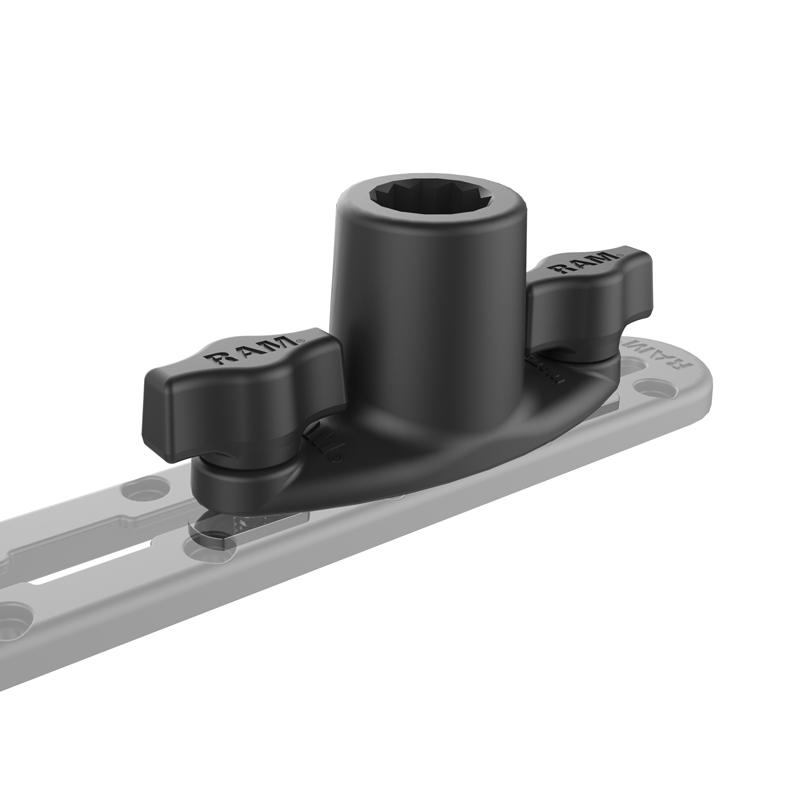 RAM Dual T-Bolt Track Base for Spline Posts (RAP-421) (sku 53771) - BuyBits Ltd UK