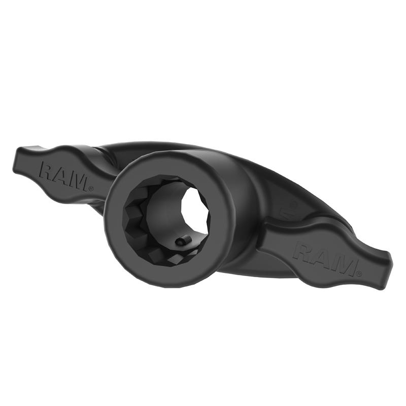 RAM Dual T-Bolt Track Base for Spline Posts (RAP-421) (sku 53771) - BuyBits Ltd UK