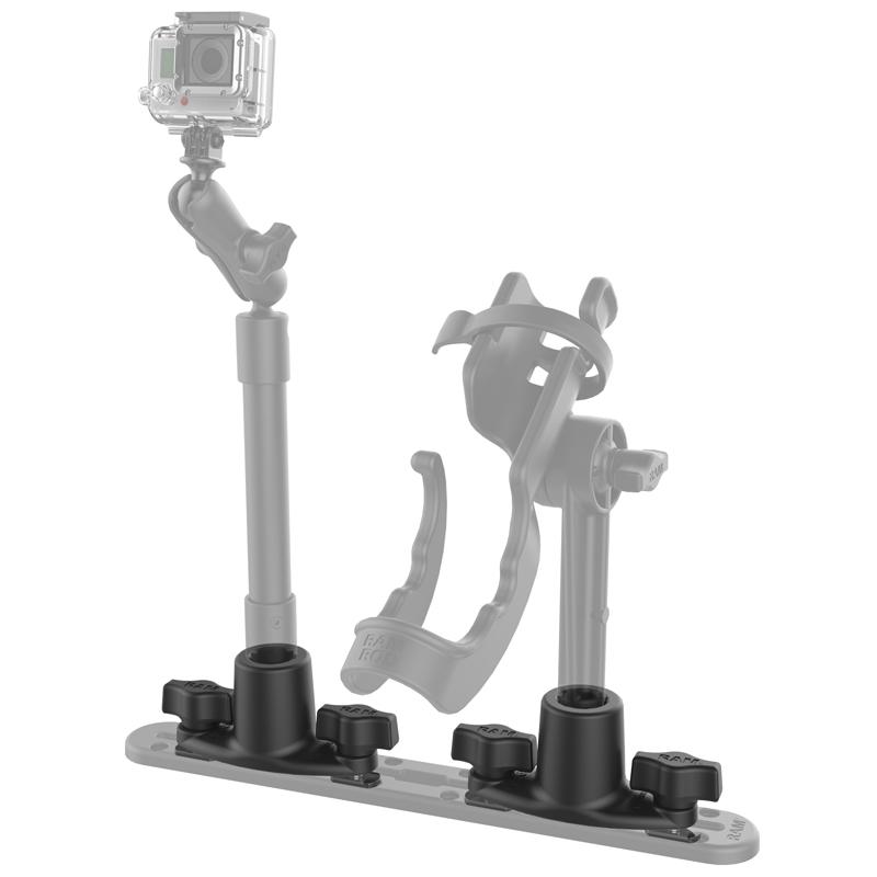 RAM Dual T-Bolt Track Base for Spline Posts (RAP-421) (sku 53771) - BuyBits Ltd UK