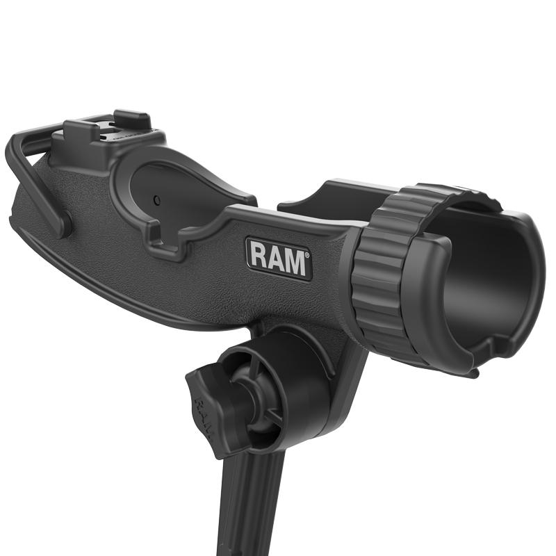 RAM ROD HD Fishing Rod Holder with 6" Spline Post (RAP-433-NB) (sku 54968) - BuyBits Ltd UK
